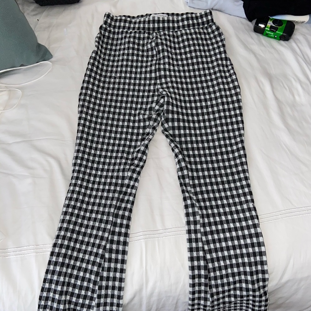Urban outfitters black and white checkered pants